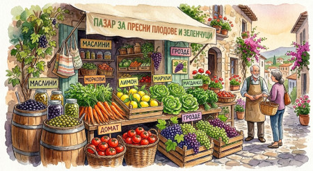 Писане на малката ръкописна буква м